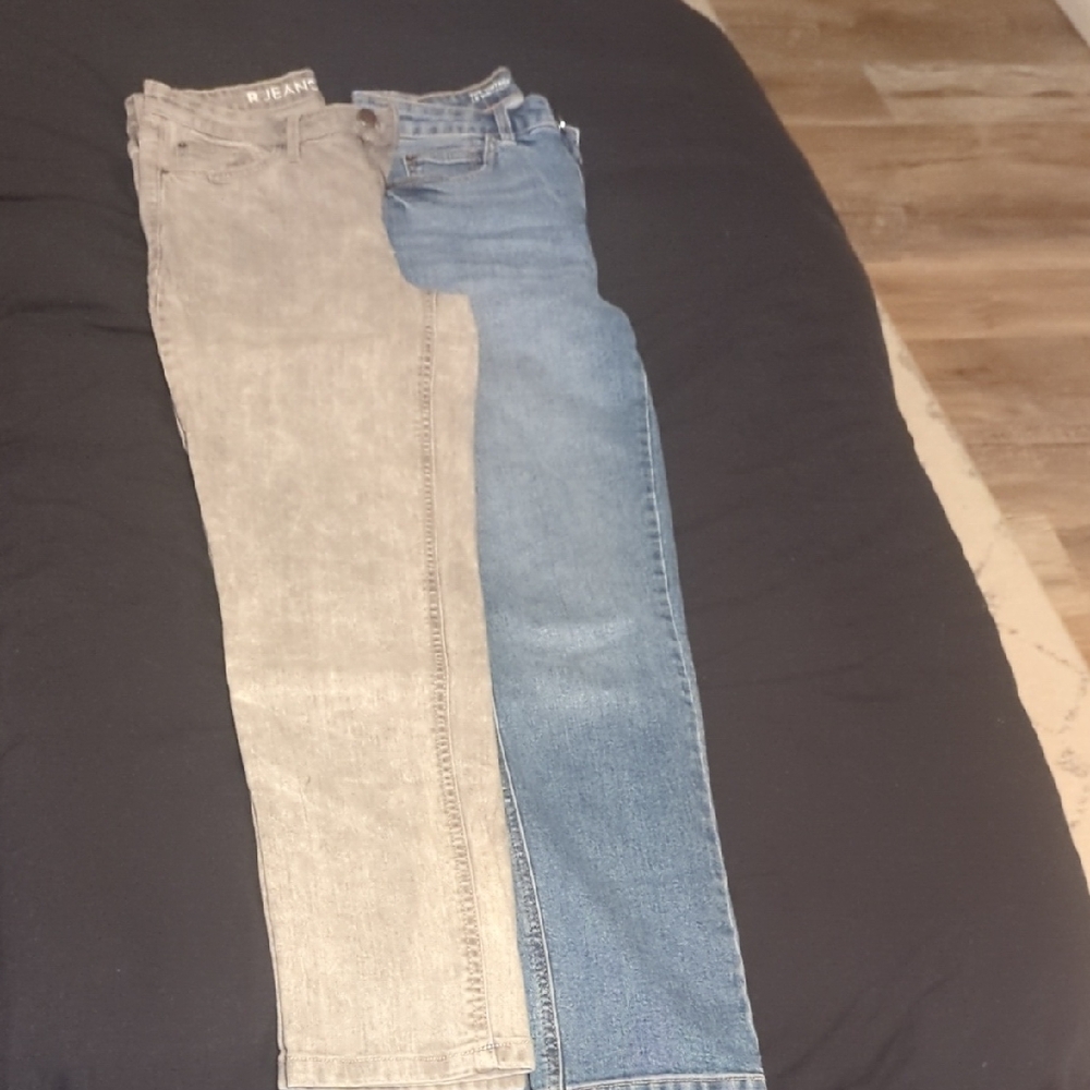 Reitmans High Rise Jeans - Gray and Blue